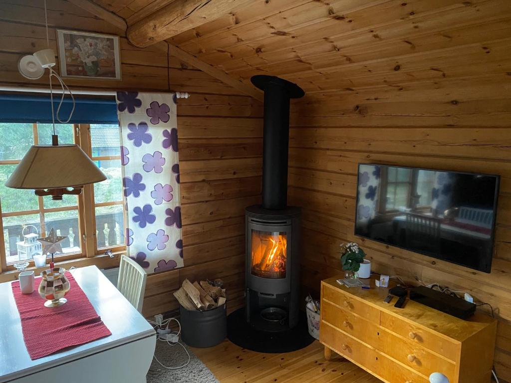 Timrad stuga i kanten av skogen med SPA möjlighet photo 4