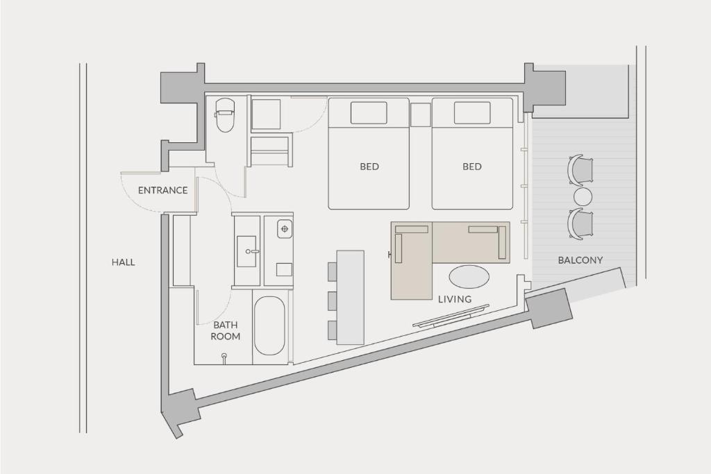 seven x seven Itoshima Room Type - Superior Twin Room