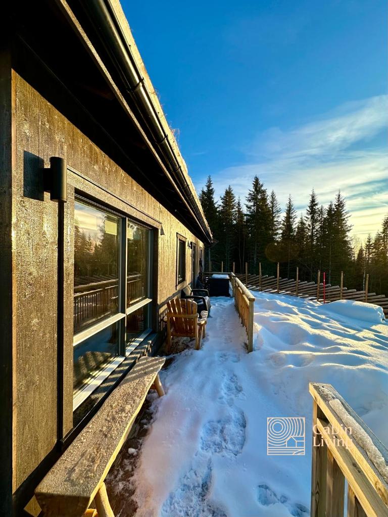 New cabin with jacuzzi, sauna and ski inout photo 4