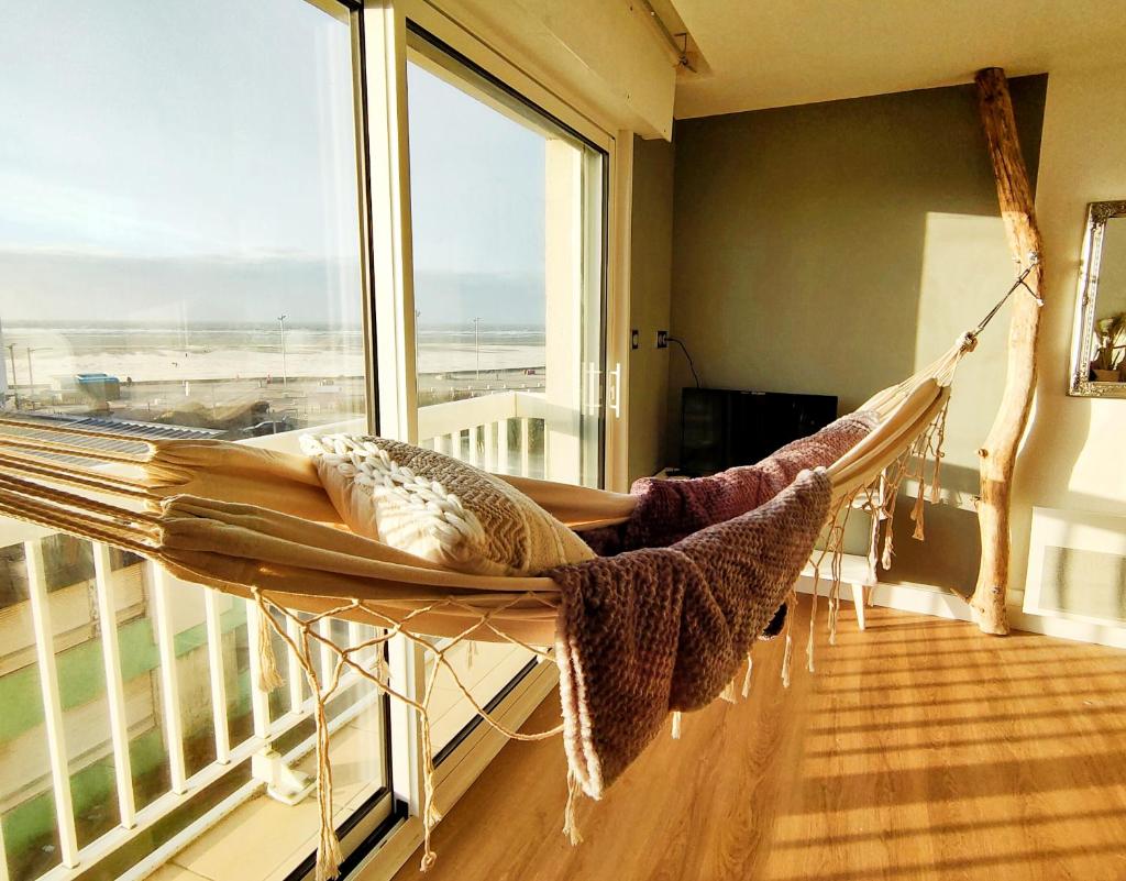 Hamac chic vue mer.