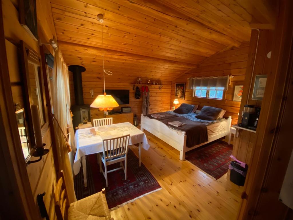 Timrad stuga i kanten av skogen med SPA möjlighet photo 3