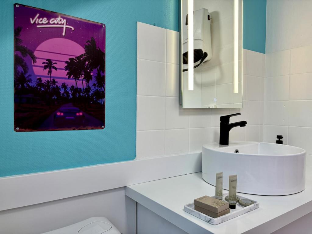-Tropical Studio- Paisible Parking Wifi Lave-Linge photo 1