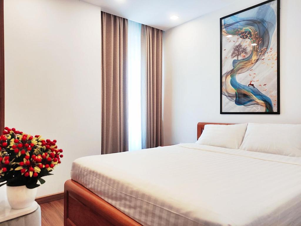 FLC sea tower Ưu Đãi Khủng 1 phòng ngủ 2 giường đôi lớn.