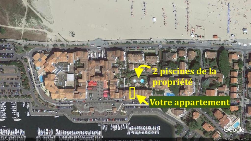 2 chambres et canapé lit bureau - Marina Plage - Agréable photo 2