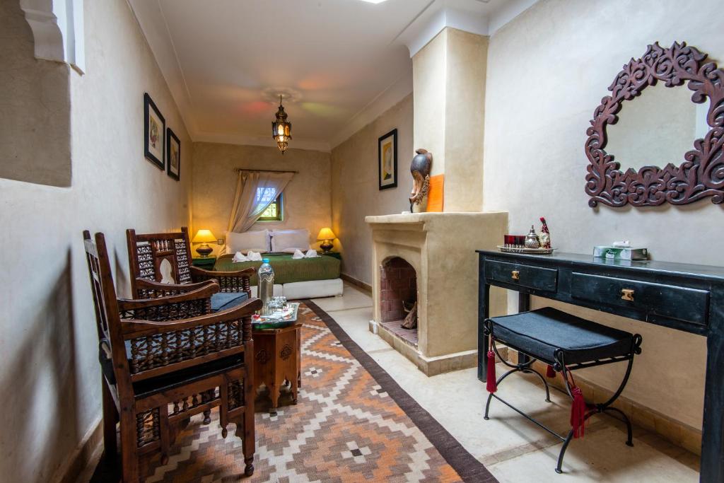 Двухместный (Улучшенный двухместный номер с 1 кроватью), Riad Dar Ourika
