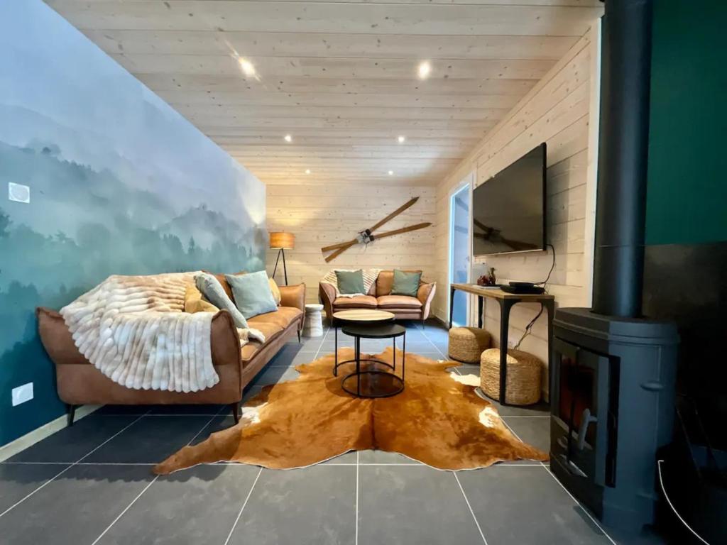 Chalet 2 marmottes Bain Nordique