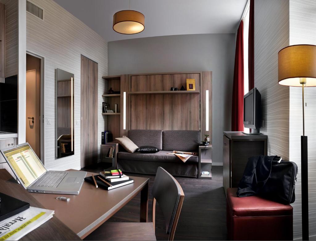 Студио (Номер-студио), Aparthotel Adagio Strasbourg Place Kleber