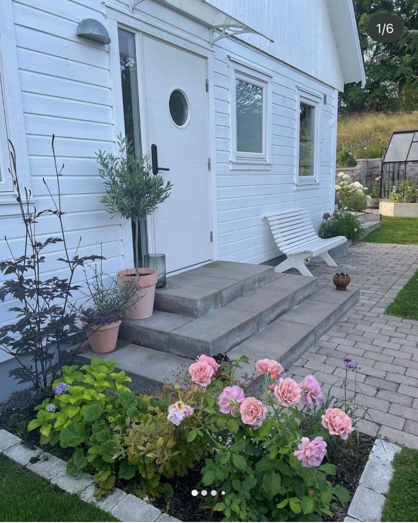 Hus på Hönö nära havet