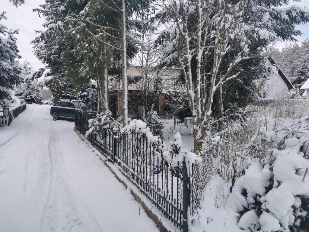 Willa widok na jezioro i las Swornegacie