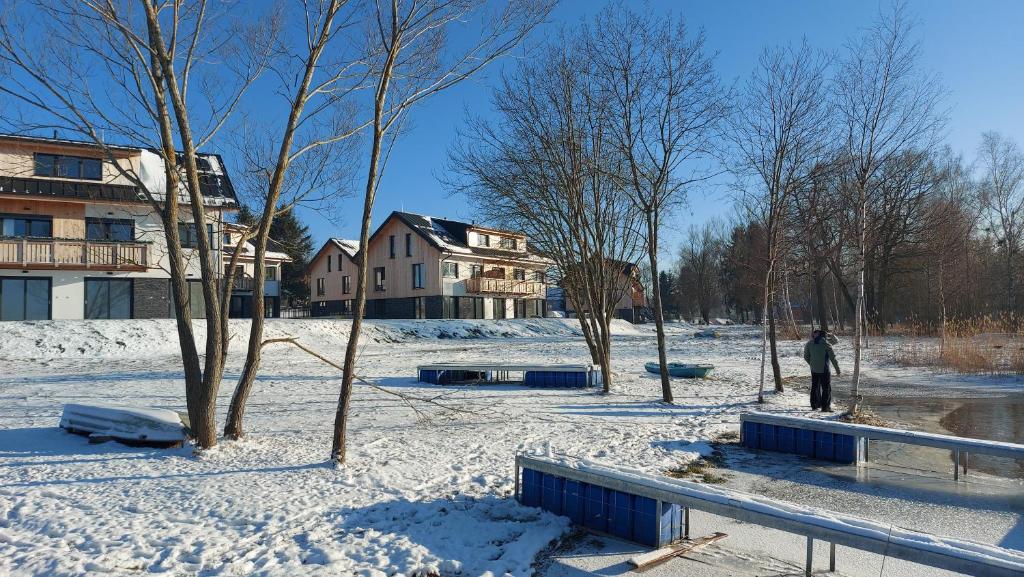 Lipno Apartments BERGMAX, Ski Areál Lipno 16min dojezd - Resort Malé Lipno s terasou a zahrádkou, parking free photo 1