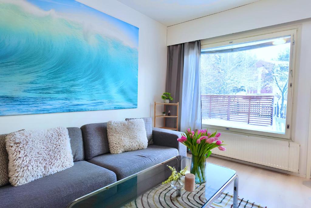 Cozy 93m² Townhouse with Large Terrace & Sauna
