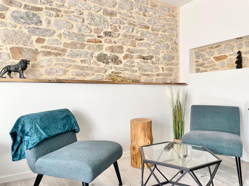 LE CALLOCH 2D - Studio 4 Étoiles - Quartier Gare - Wifi - Netflix photo 4