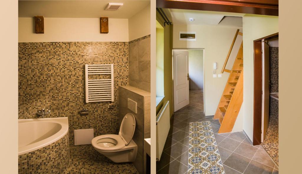 Двухместный (King room with Bath and Patio), Отель Dům U pikové desítky
