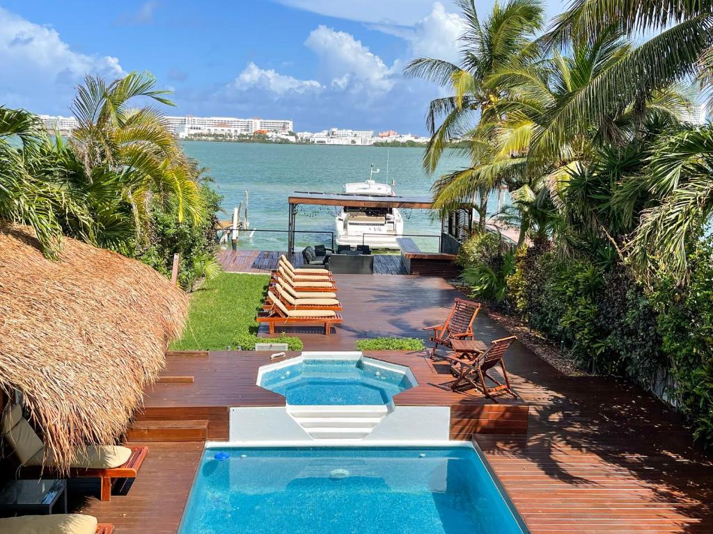 5BR Private Waterfront Villa with Pool & Terrace by Solmar Rentals