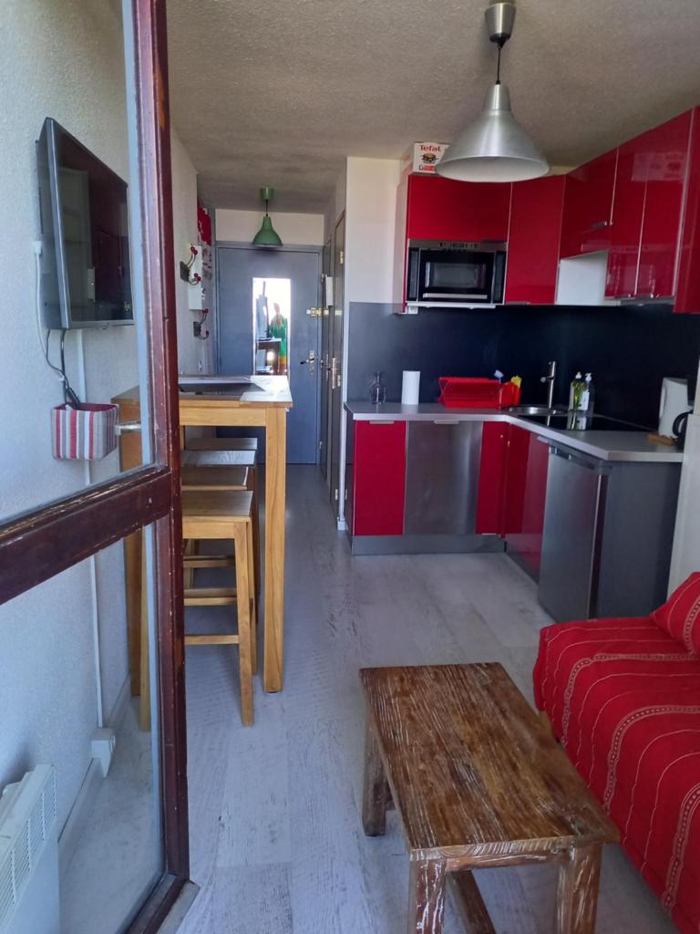 Studio 4pers pied des pistes parking sous sol photo 3