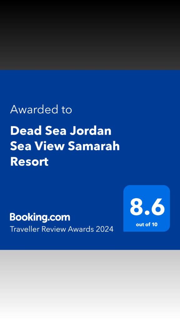 Dead Sea Jordan Sea View Samarah Resort Traveler Award 2024 winner photo 1