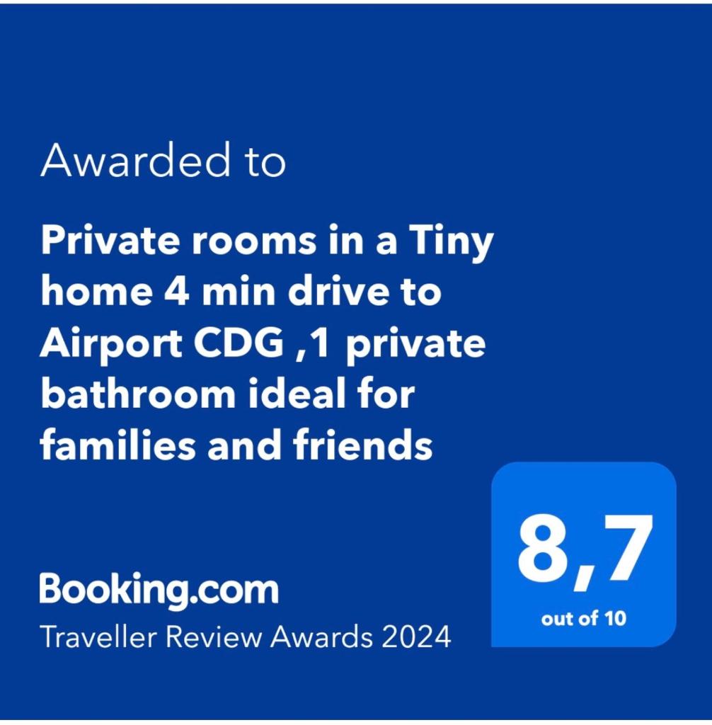 Private rooms in a Tiny home 4 min drive to Airport CDG ,1 private bathroom ideal for families and friends photo 3