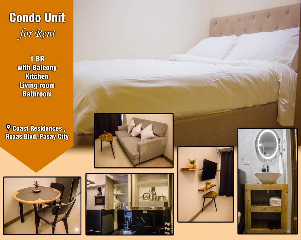RQ Cozy One Bedroom Condo, Coast Residences Pasay, Metro Manila