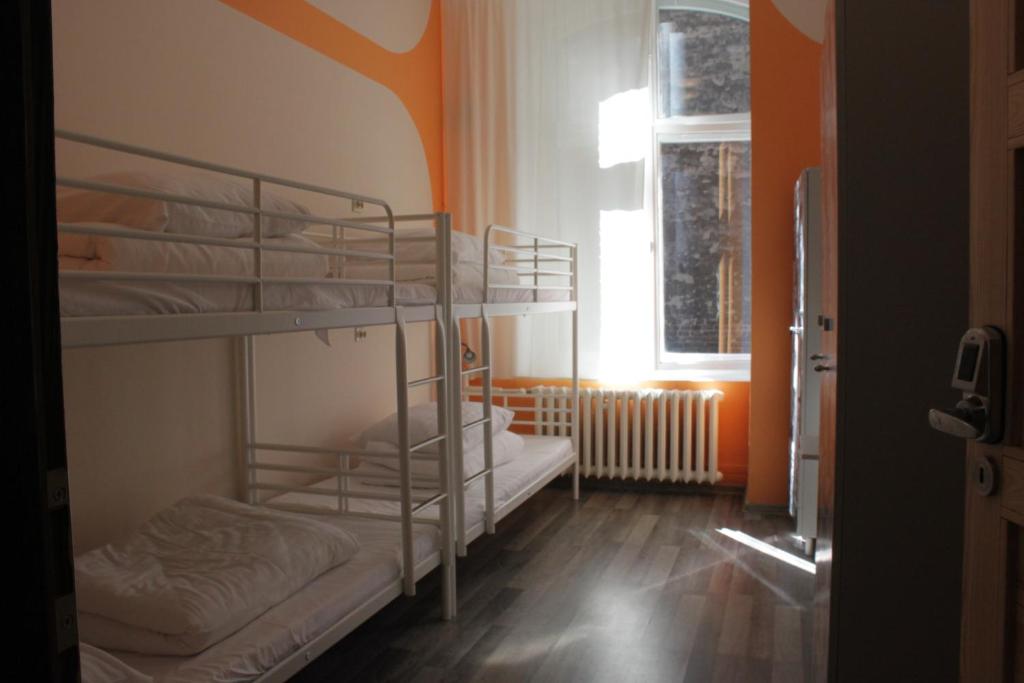 Четырехместный (Четырехместный номер с общей ванной комнатой), La Guitarra Hostel Gdańsk