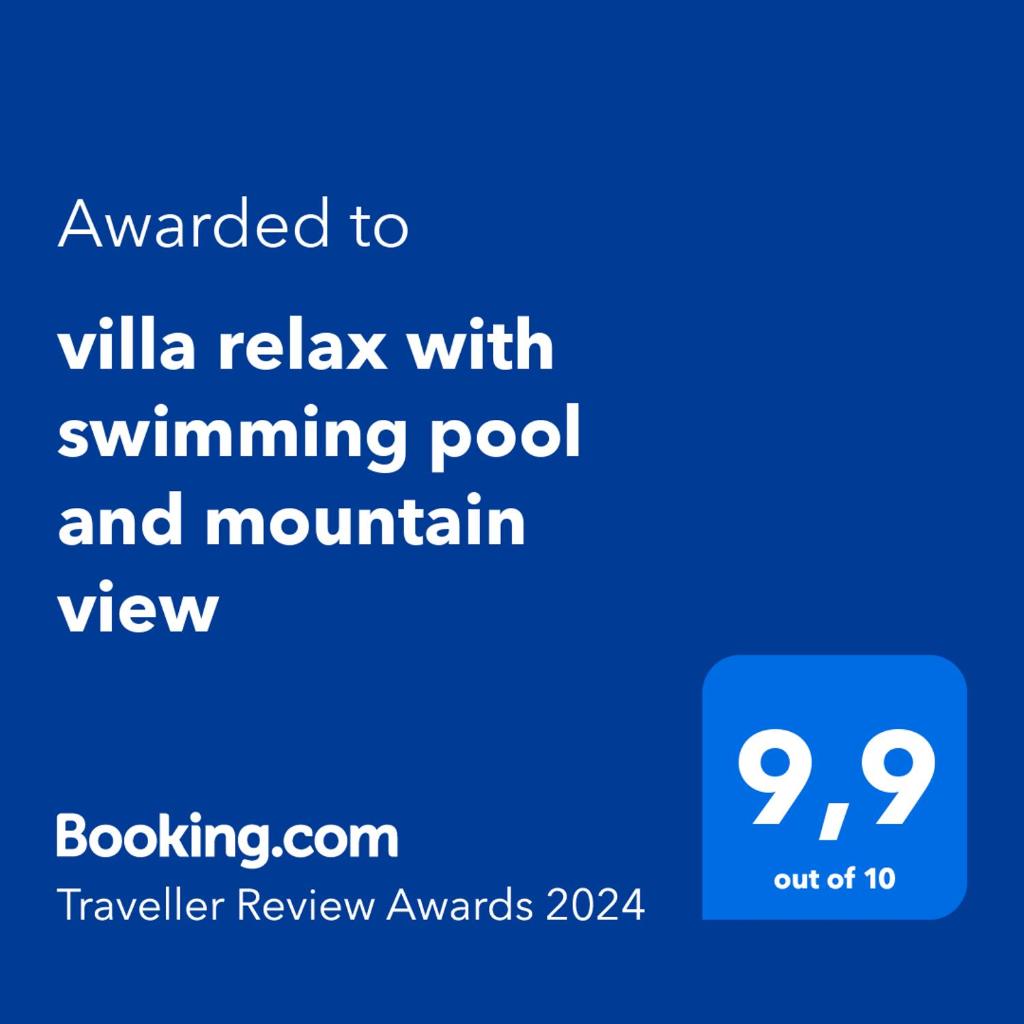 villa relax with swimming pool and mountain view photo 1
