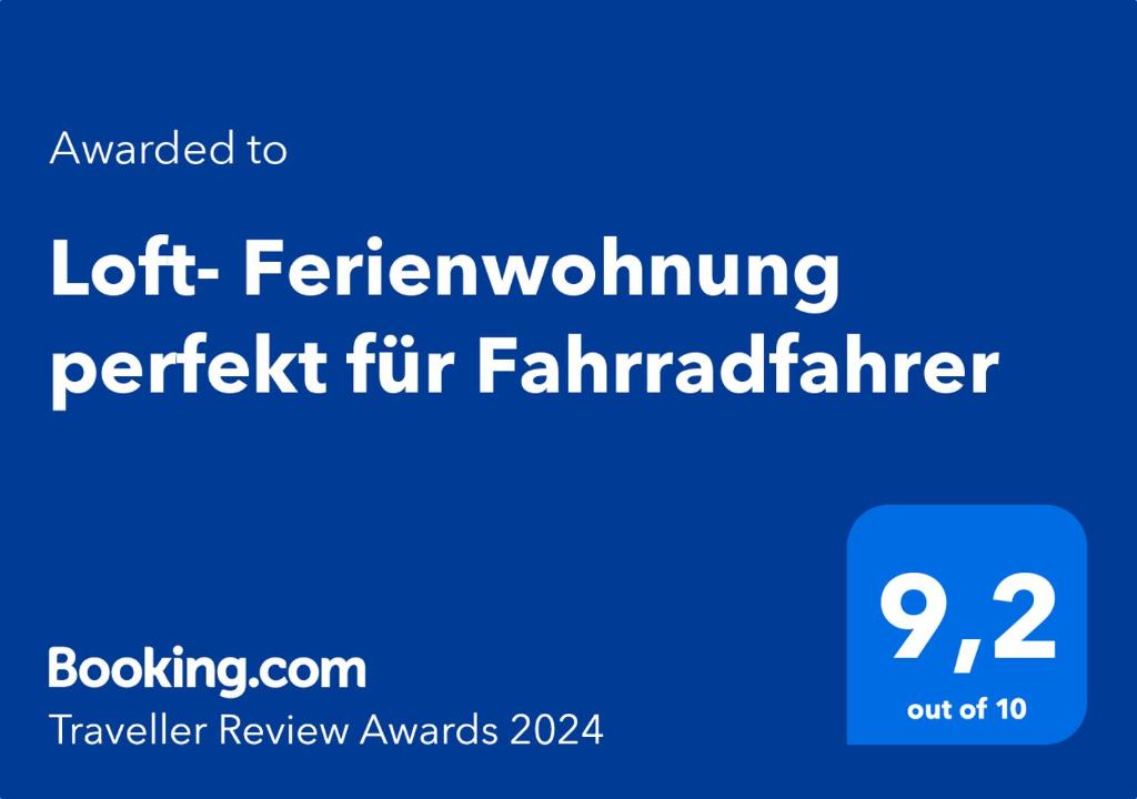 Loft- Ferienwohnung perfekt für Fahrradfahrer photo 1