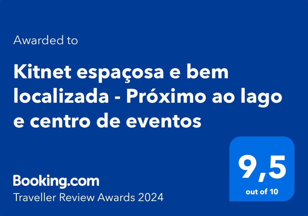 Kitnet espaçosa e bem localizada - Próximo ao lago e centro de eventos photo 1