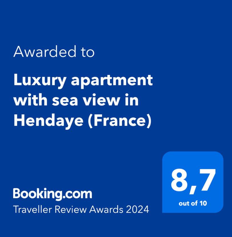 Luxury apartment with sea view in Hendaye (France) photo 1