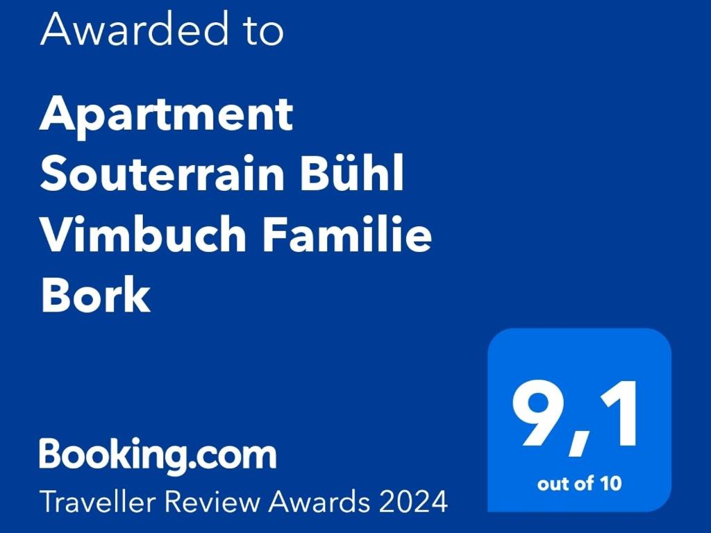 Apartment Souterrain Bühl Vimbuch Familie Bork photo 1