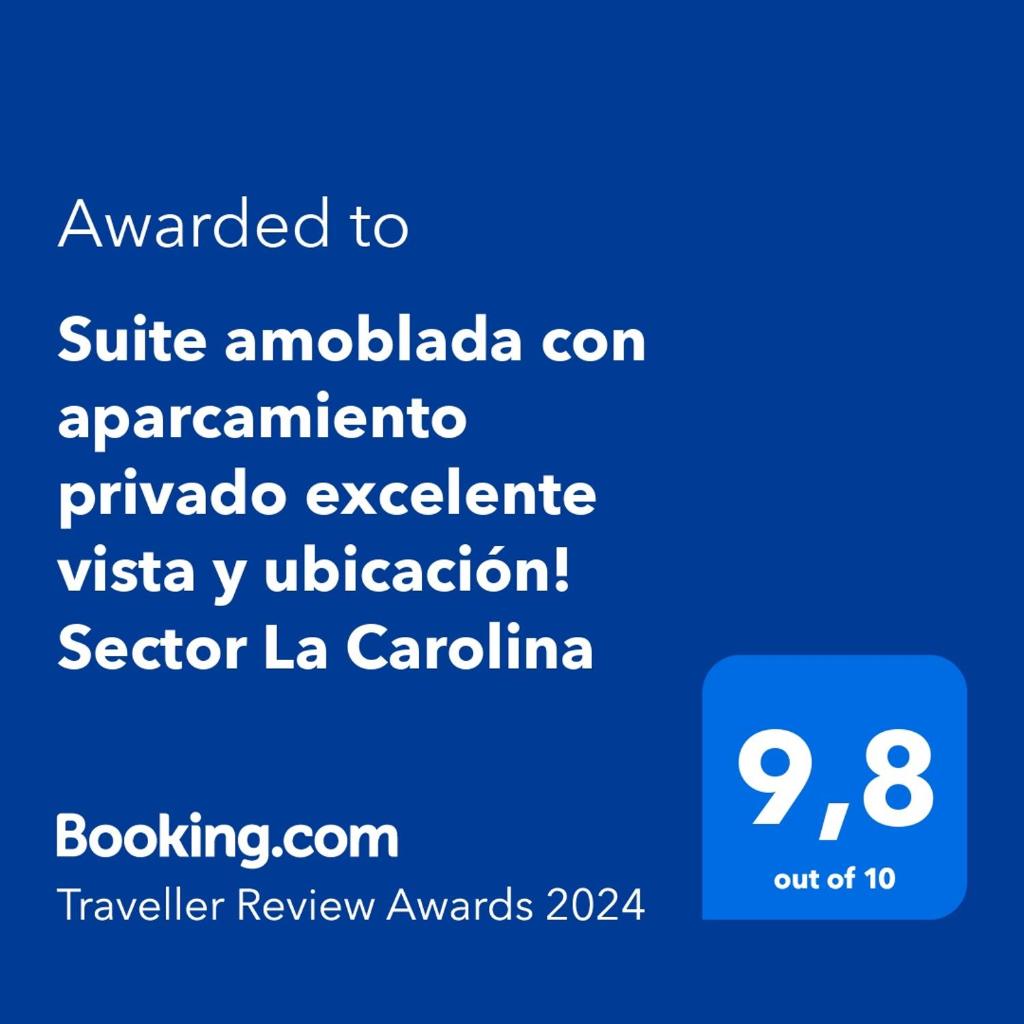Suite amoblada con aparcamiento privado excelente vista y ubicación! Sector La Carolina photo 1