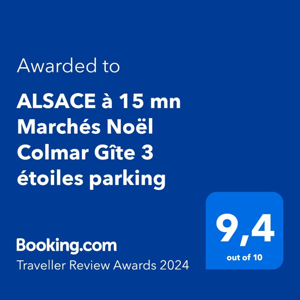 ALSACE clim près Colmar jardin balcon parking garage vélos, motos photo 1