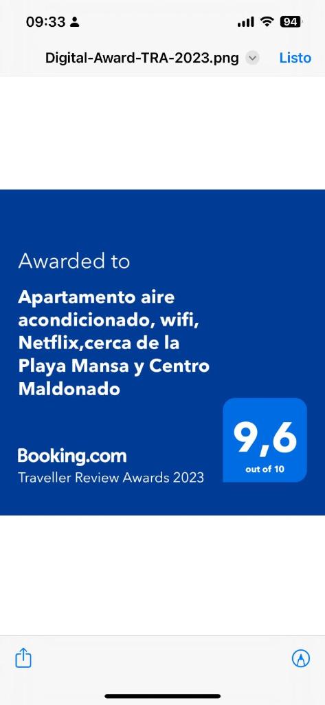 Apartamento cerca Playa Mansa y centro Maldonado aire acondicionado TV cable, Wifi Netflix photo 1