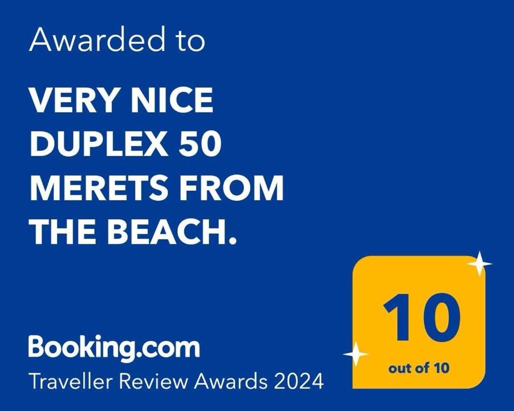 VERY NICE DUPLEX 50 MERETS FROM THE BEACH. photo 1