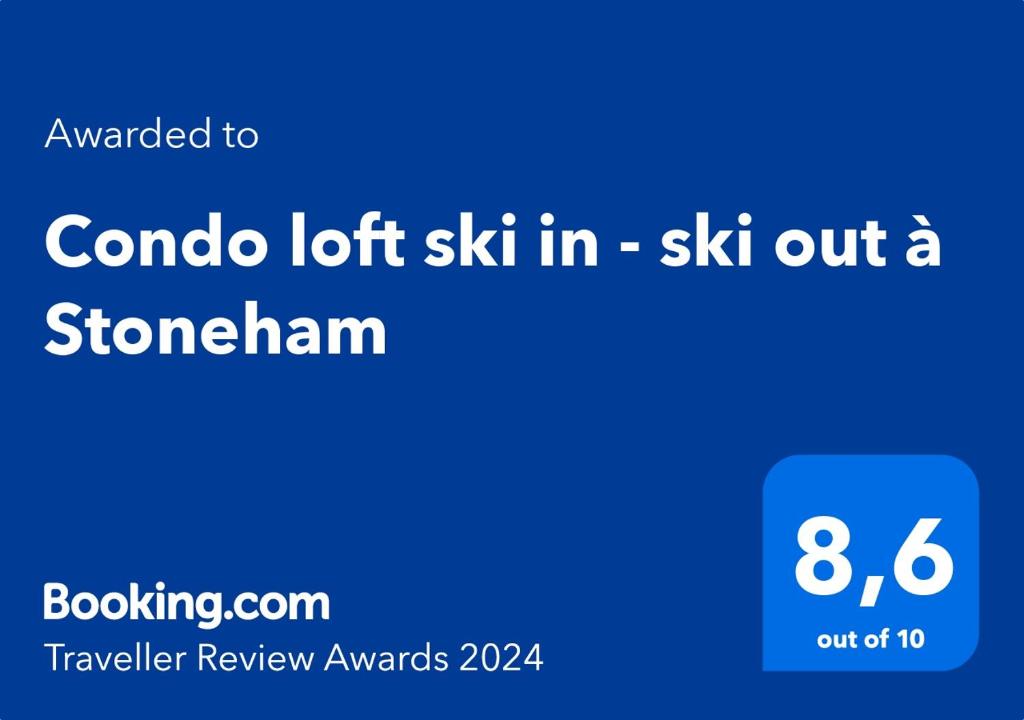 Condo loft ski in - ski out à Stoneham photo 1