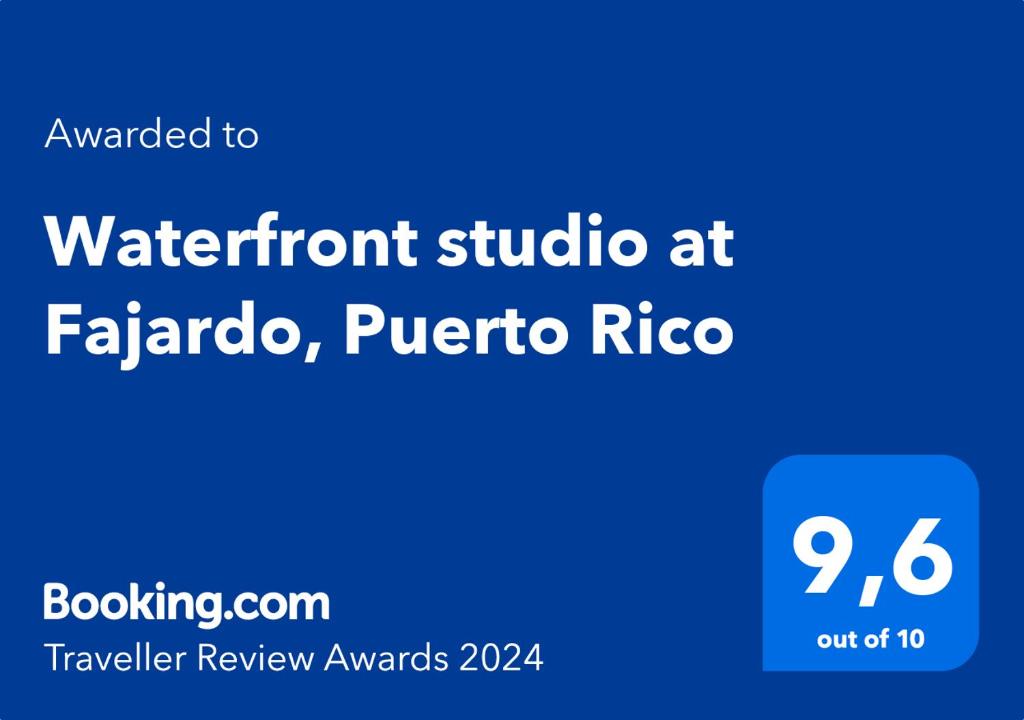 Waterfront studio at Fajardo, Puerto Rico photo 1