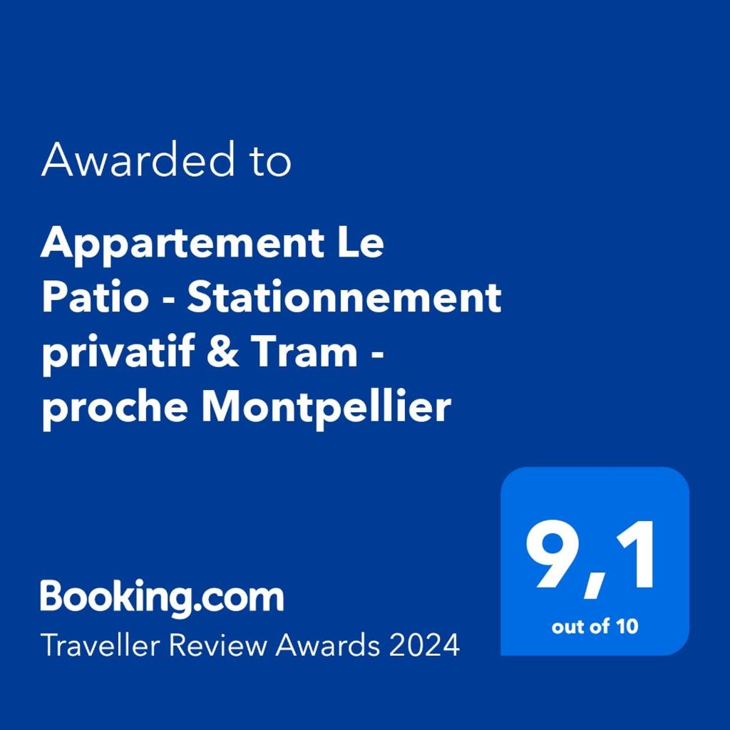 Appartement Le Patio - Stationnement privatif & Tram - proche Montpellier photo 1