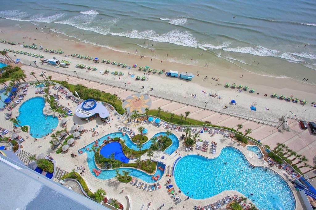 Penthouse 1 BR Condo Direct Oceanfront Wyndham Ocean Walk Resort Daytona Beach | 1907 photo 2