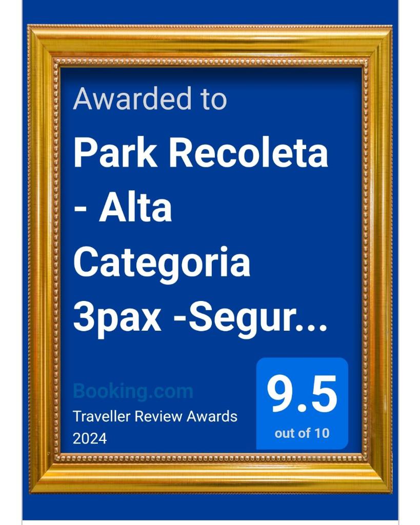 Park Recoleta - Alta Categoria 3pax -Seguridad 24 hs Luminoso photo 1