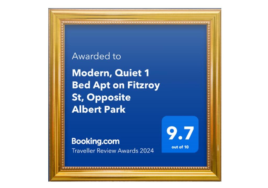 Modern, Quiet 1 Bed Apt on Fitzroy St, Opposite Albert Park photo 1