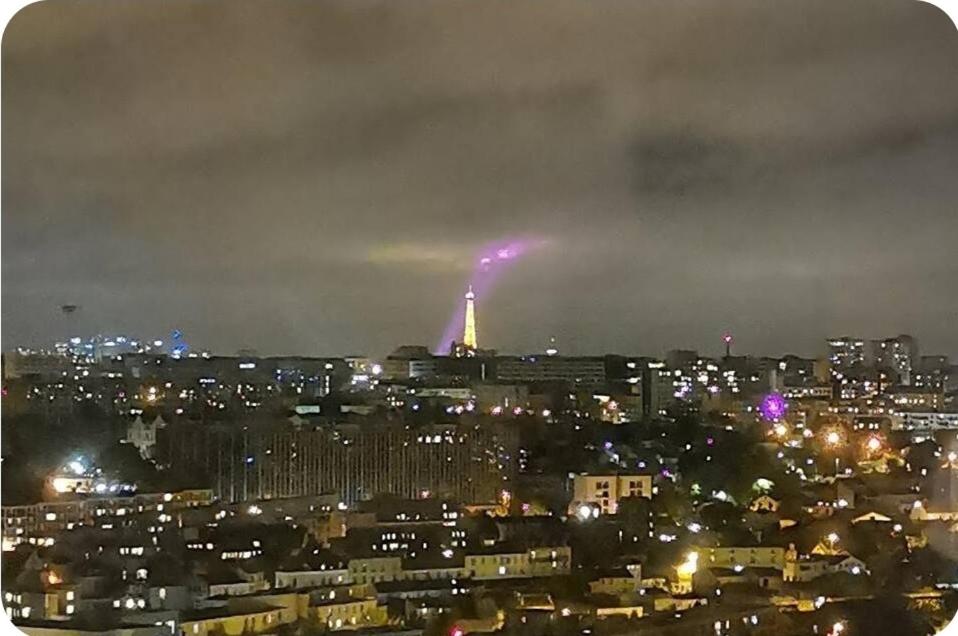 Chambre#1privée Paris vue Eiffel