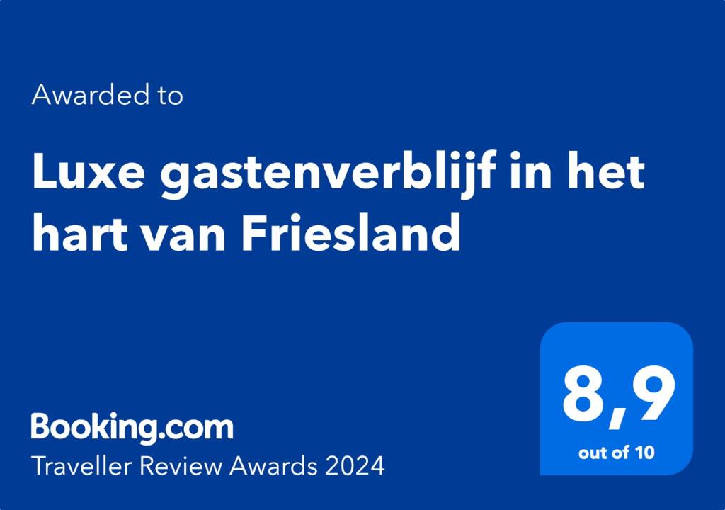 Luxe gastenverblijf in het hart van Friesland photo 1