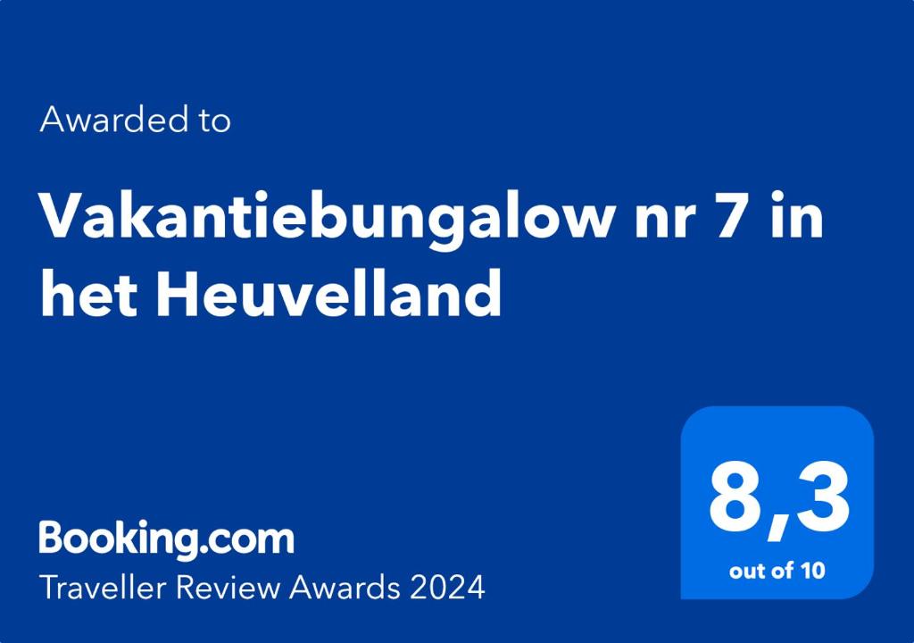 Vakantiebungalow nr 7 in het Heuvelland photo 1