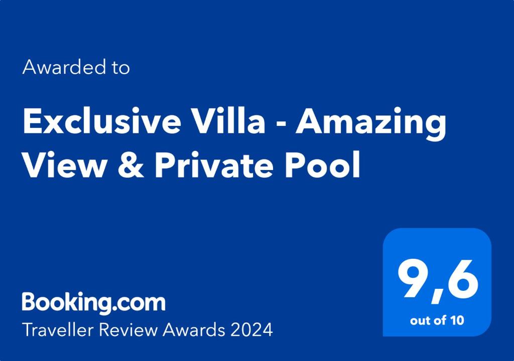 Exclusive Villa - Amazing View & Private Pool photo 1