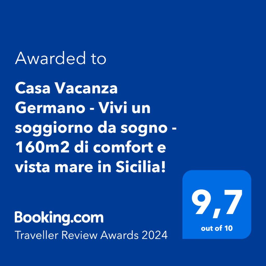 Casa Vacanza Germano - Vivi un soggiorno da sogno - 160m2 di comfort e vista mare in Sicilia! photo 1