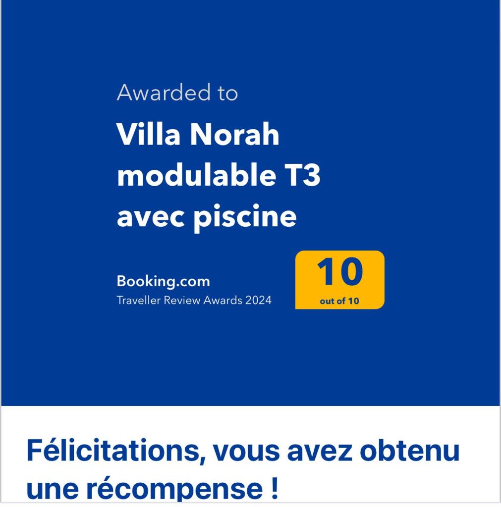 Villa Norah modulable T3 avec piscine photo 1