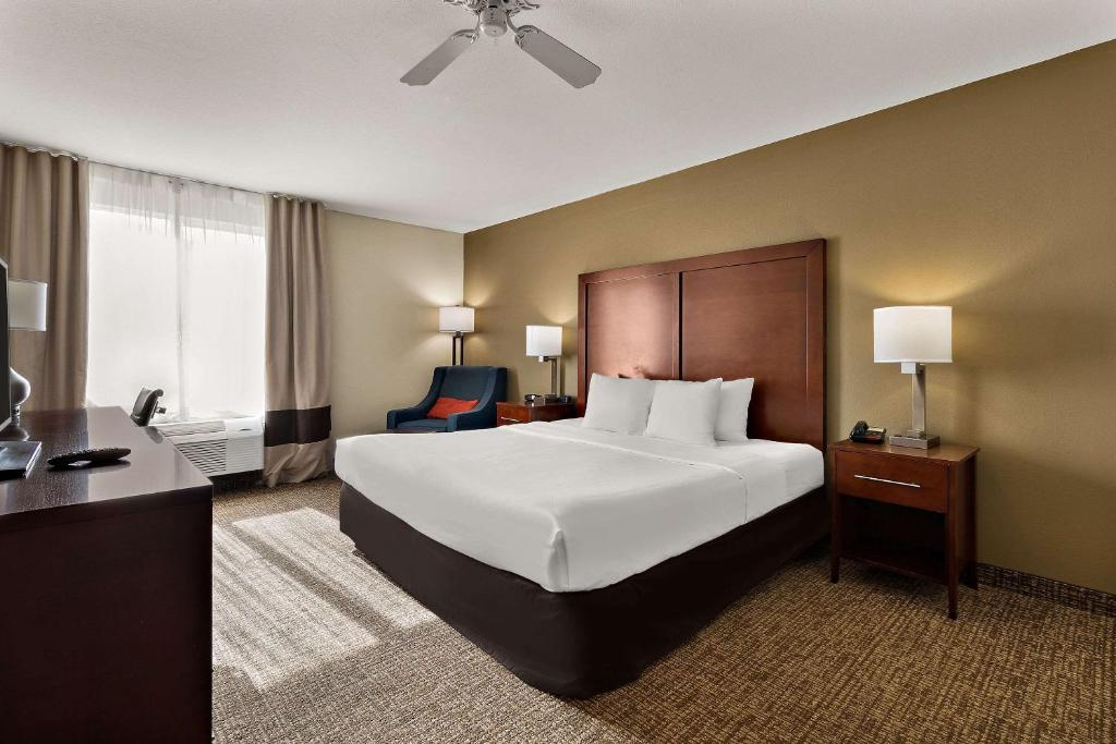 Comfort Inn & Suites Sequoia/Kings Canyon Room Type - Deluxe King Room - Interior Hall/Non-Smoking