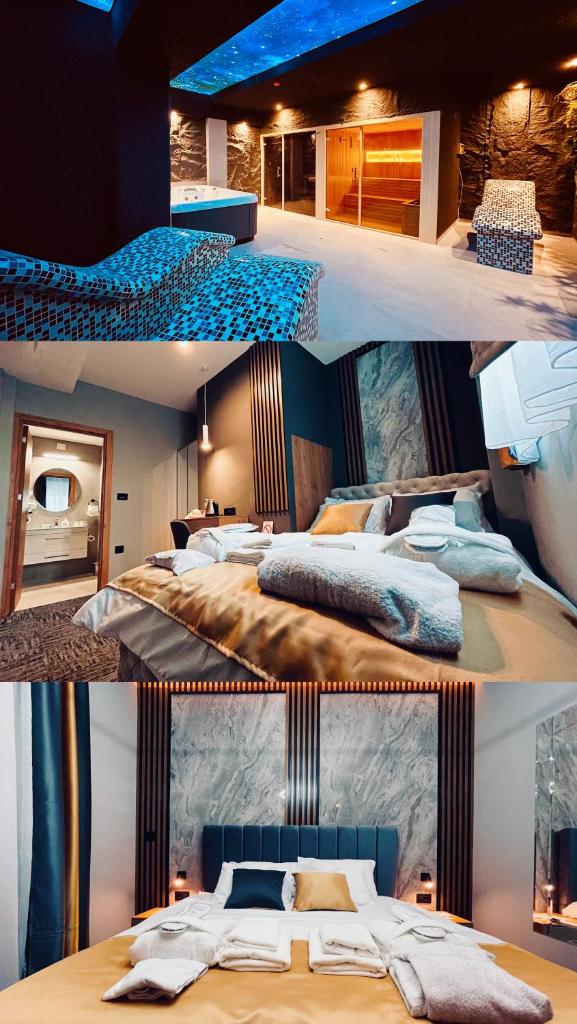 MOZAIK Apartments & Spa - Modern Apartments with Exclusive Spa Wellness in the City Center, Free Parking, Wi-FI, Sauna, Jacuzzi, Salt Wall