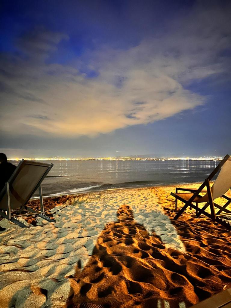 Summer Beach House stylish modern luxurious at Riviera Aghia Triada near city of Thessaloniki photo 2