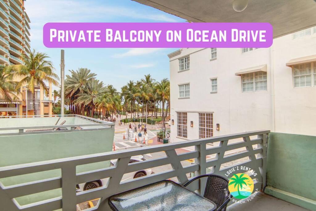 Balcony Deco Apt, w/2 QueenBeds, on Ocean Dr Beach image