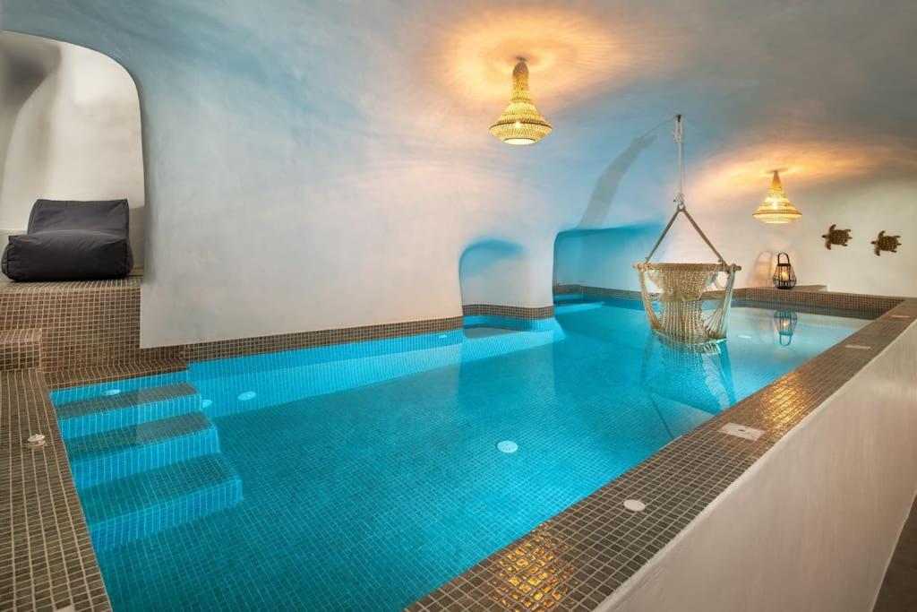 Mystagoge Retreat cave with an indoor pool and gym