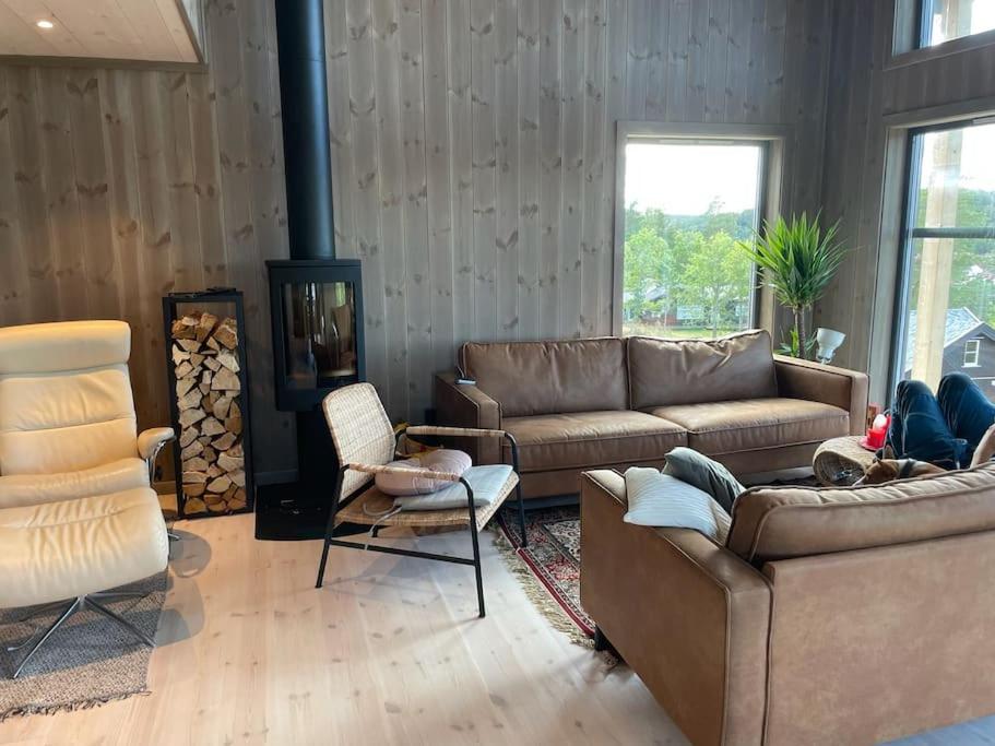 Modern cabin with a beautiful view – Near Risør photo 1